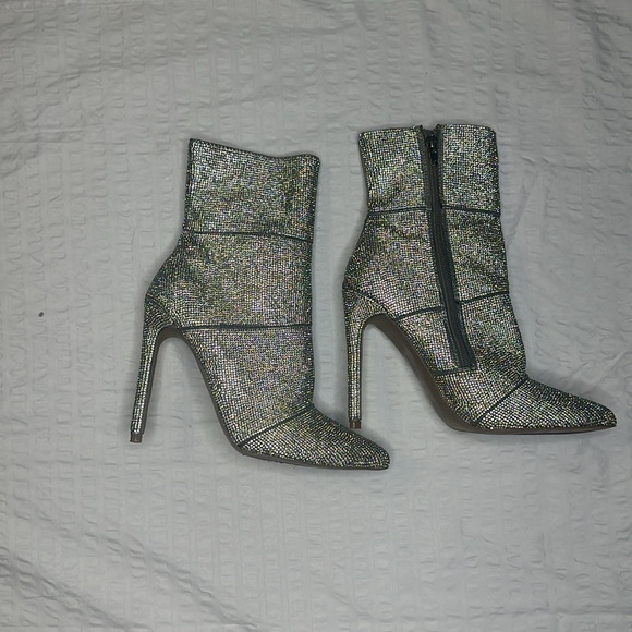 Steve Madden Winona Rhinestone Boots - Picture 4 of 7
